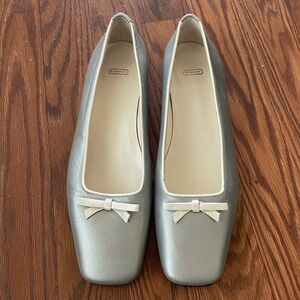 Vintage Coach Ballet Flats